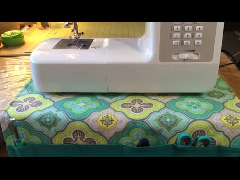 Tutorial: Sewing Machine Mat with Pockets • The Crafty Mummy