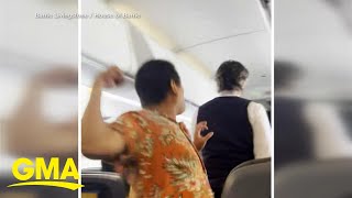Airline passenger arrested for punching flight attendant l GMA