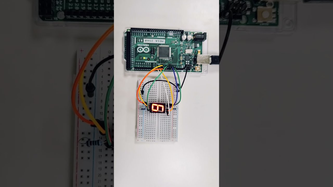 7 Segment Display With Arduino Mega