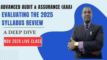 Nov 2025 Syllabus Review I Live Class I AAA I Part 1