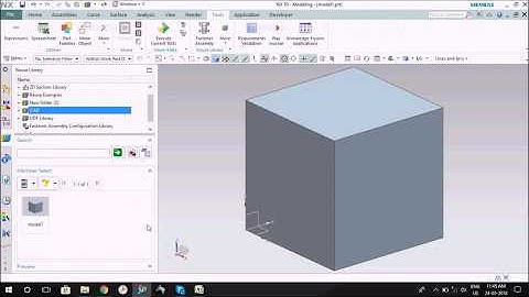 Creating Knowledge enabled Part in NX