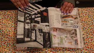 ASMR Crinkly Page Turning - No Talking - Magazine Page Flipping - Paper Crinkles - Relax & Sleep