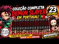 🔥 COLEÇÃO COMPLETA DE DEMON SLAYER MANGA EM PORTUGAL 🇵🇹 | Todos os Volumes!