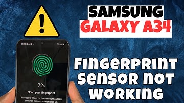 How to Fix  Fingerprint not Working Samsung Galaxy A34
