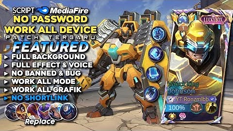 Script Skin Johnson Luckybox Wreck King No Password Mediafire | Full Effect Voice - Patch Terbaru