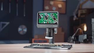 Introducing 7" Full Focus HD Digital Microscope 50-1600X Magnification | K&F Concept Microscopes