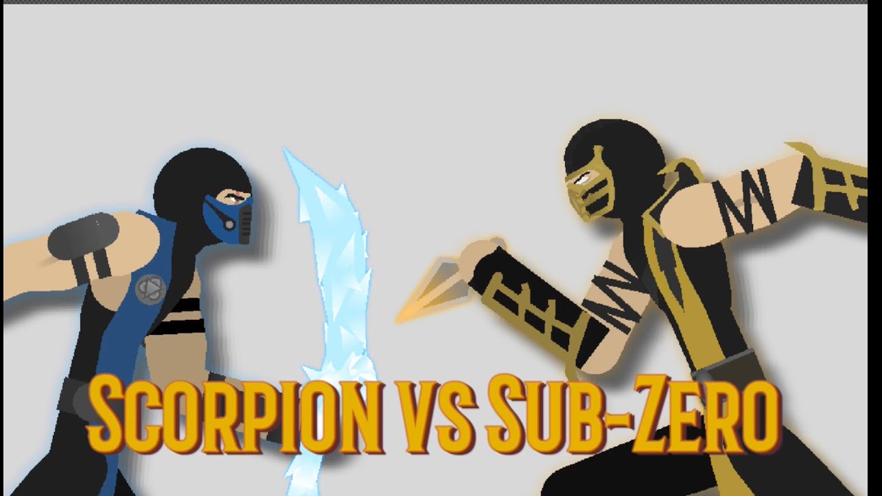 Scorpion vs Sub-Zero (Stick nodes Pro) 