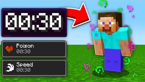 Minecraft, But Every 30 Seconds I get a RANDOM Effect...