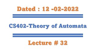 Celebrity Cs402 short lecture 32 (Examples of CFL, EVEN-EVEN, EQUAL, PALINDROME,  Parsing tree, examples) Wealth
