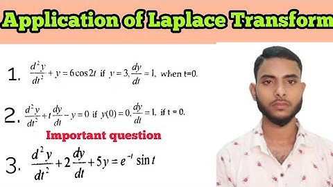 Application of Laplace Transform | application of Laplace transform important question | Dbg