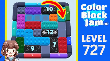 Color Block Jam Level 727 Solution Walkthrough