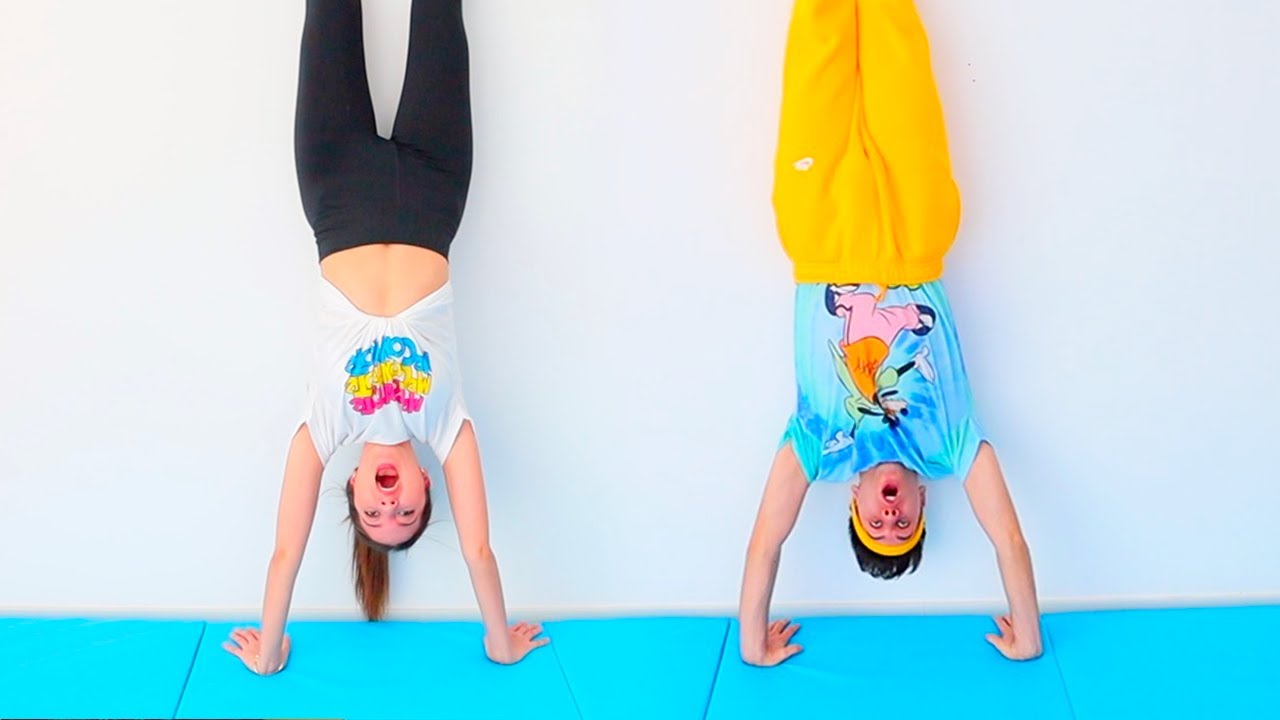 IMPARIAMO A FARE LA VERTICALE! (Acrobazie in Palestra!)