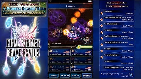 ♦FFBE♦ A Promise Beyond Time Part 1 - "Daydreaming Adventurer", "The Underground Pass" [FIRST LOOK]