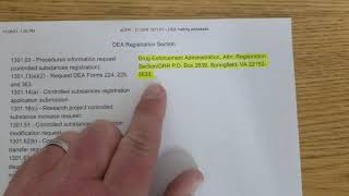 Returning Unused 222 Forms to the DEA. Triplicates etc.
