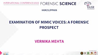Examination of Mimic Voices: A Forensic Prospect | Vernika Mehta