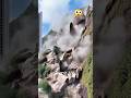Shocking! Massive Landslide Hits Mountain Road in Dramatic Scenes #shorts
