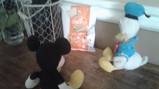 Mickey Mouse Plush Shorts. Organic Cheetos