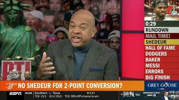 Pardon The Interruption | Wilbon RIPS Stefanski for sabotaging Shedeur Sanders and Browns on 2-point