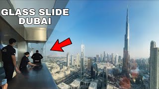 Sky Glass Slide Experience | Sky Views Dubai