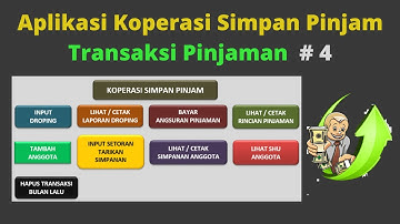 Aplikasi Koperasi Simpan Pinjam Dengan Microsoft Excel - #4