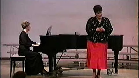 Dr. Joan Goree and Dr. Frances Moss in concert