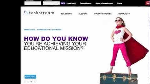 How to: Submit on Taskstream