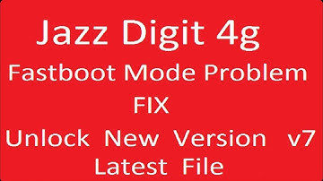 Jazz digit 4g fastboot mode problem fix || unlocked || latest version by SUNRISE GSM