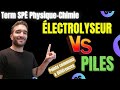 Term sp physiquechimie  piles vs electrolyseur  comprendre le fond  maitriser les concepts