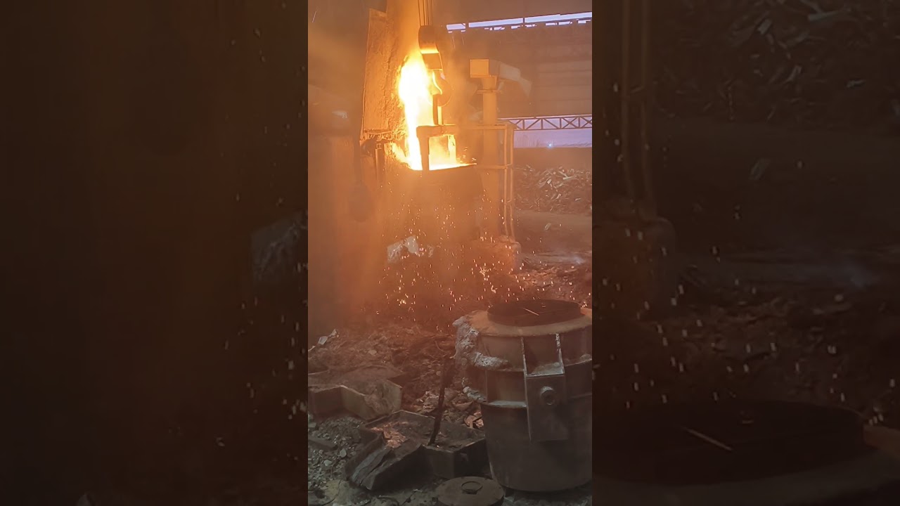 🔥 Steel Plant: Iron Lava Ladle Me Jaate Hue! 😱🔥   