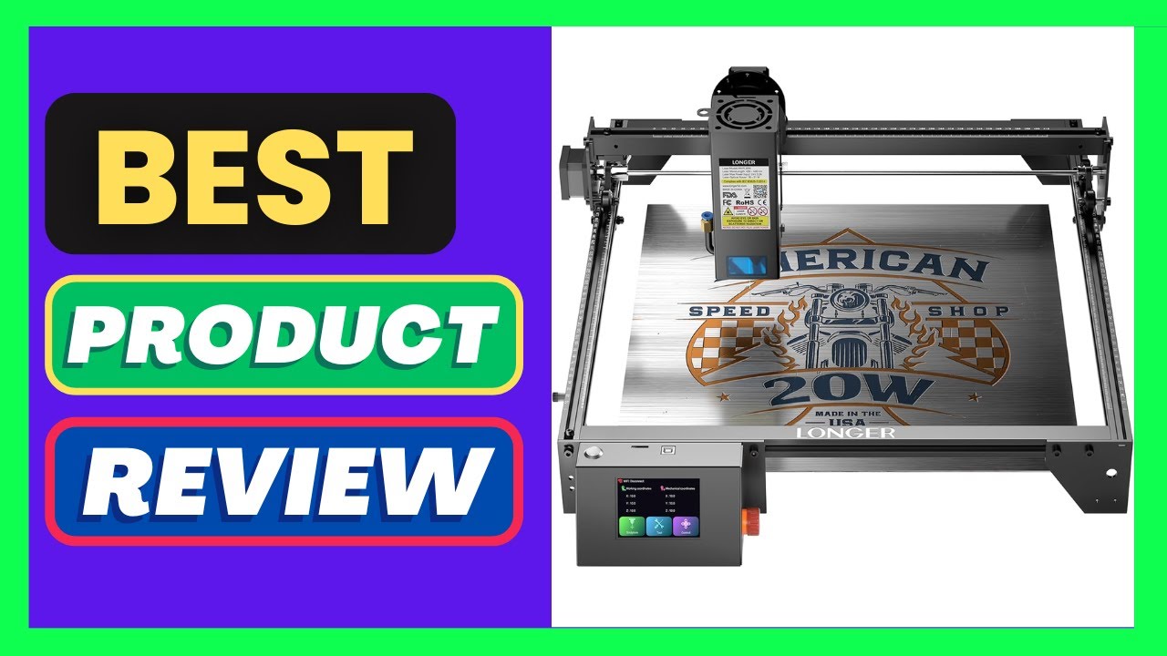 Official LONGER RAY5 20W Laser Engraver Class 4, 20,000mW Laser