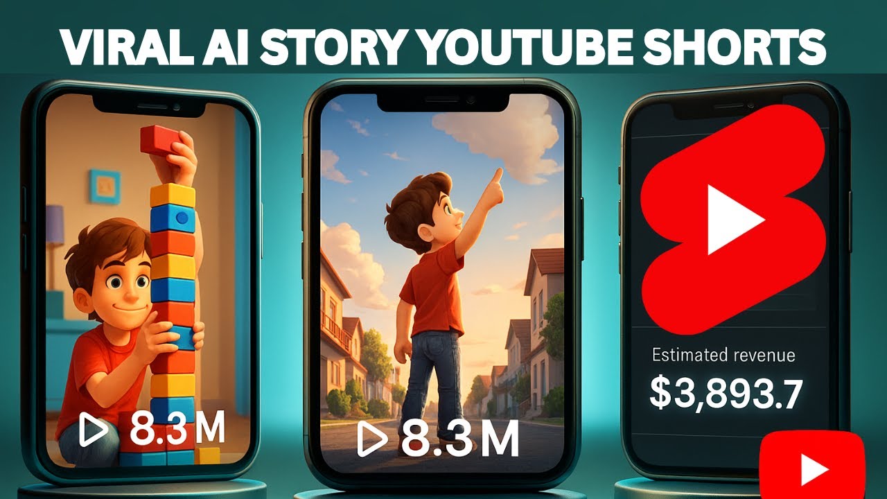 How To Create VIRAL AI Generated Story Youtube Shorts For Free - YouTube