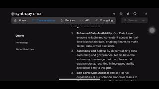 Unlocking the Power of Blockchain Data:Exploring Syntropy's Decentralized Real-TimeData Layer