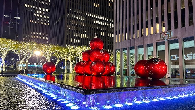 🇺🇸🎄New York Christmas Walk - Fifth Avenue to Rockefeller Center