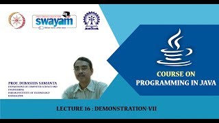 Lecture 16: Demonstration-VII