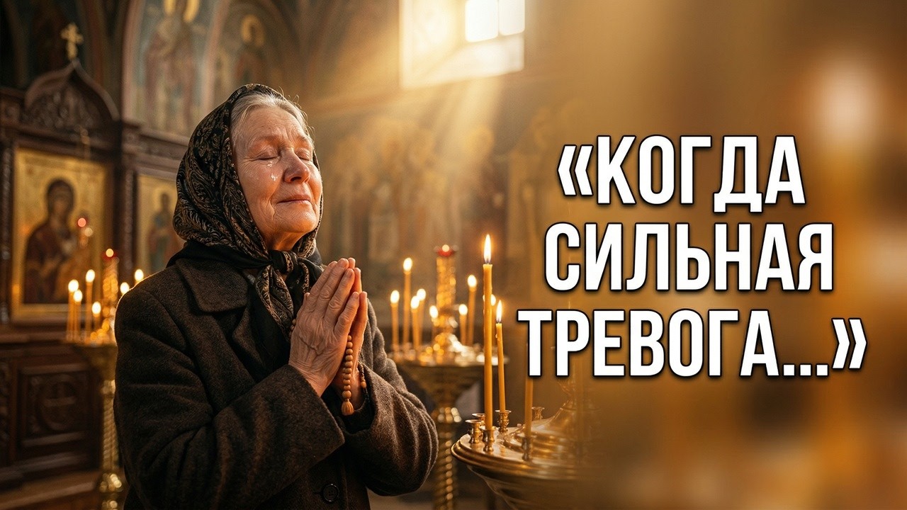 Молитва от тревоги и страха 🙏 Когда сердце не находит покоя