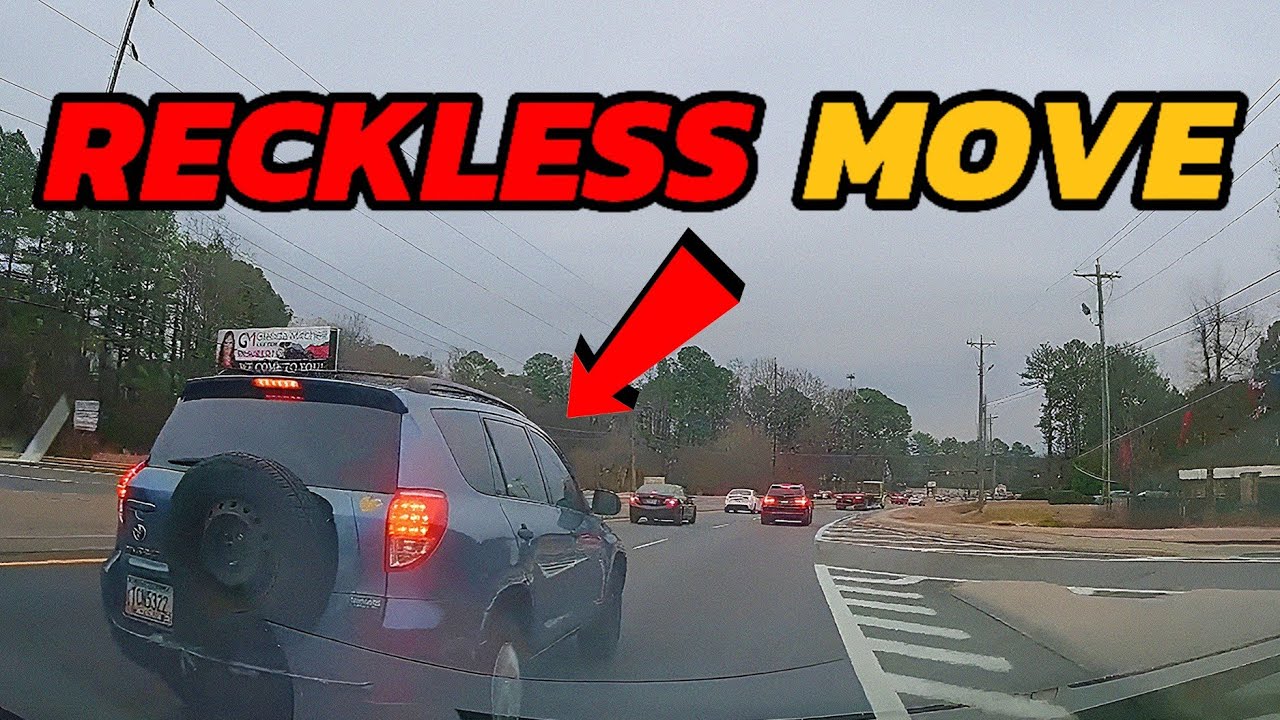 One Blind Lane Change Nearly Causes Disaster