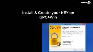 Install GPG4win on Windows & create your Key