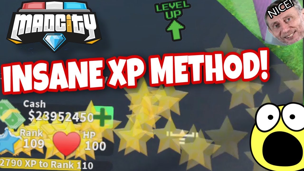 Mad City Season 6 Xp Method Youtube - roblox mad city how to rank up fast