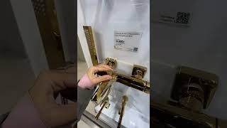 Смеситель для ванны «WasserKRAFT» Sauer 7101 золото #shorts #blumart #магазин #сантехника #плитка