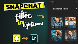 Add Snapchat filters in lightroom mobile new trick 🔥 (lightroom custom profiles) screenshot 2