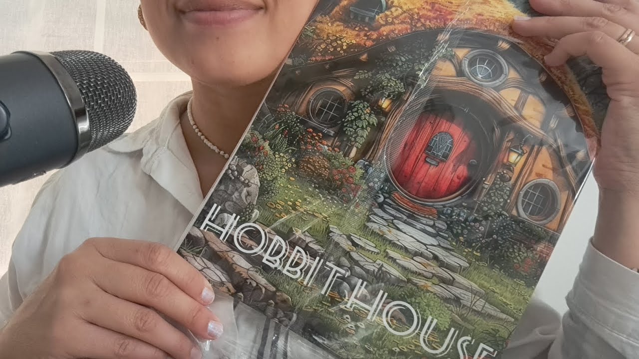 Asmr blabla et présentation cahier de coloriage 