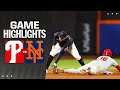 Phillies vs mets game highlights 51324  mlb highlights