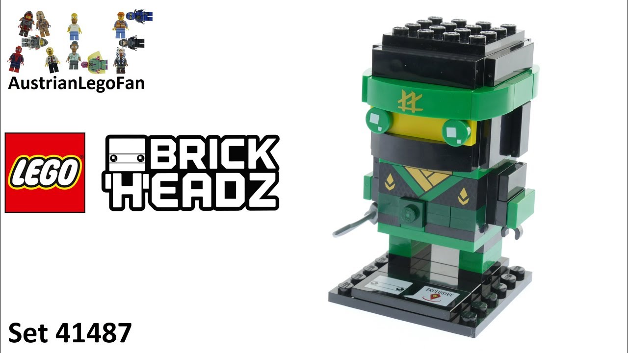 Lego Ninjago Movie Brickheadz 41487 Lloyd - Lego Speed Build Review