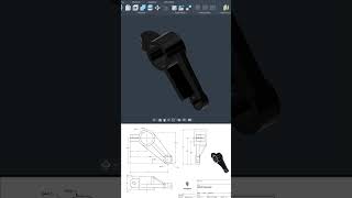How to Model a Shaft Bracket in Fusion 360 🛠️ #shorts