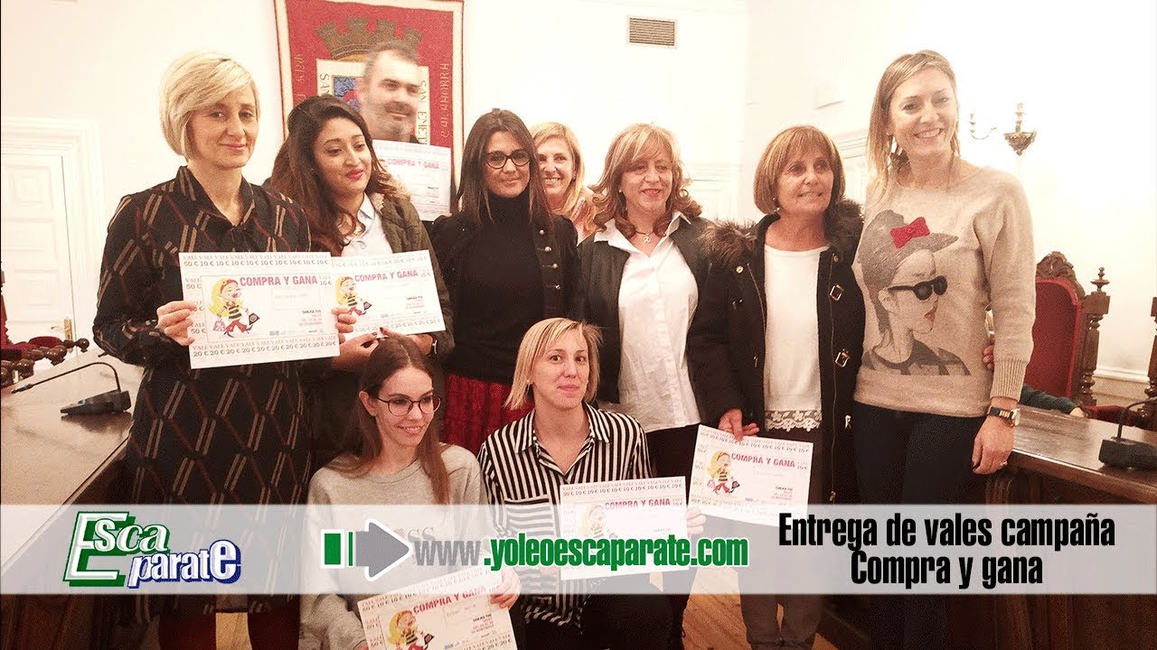 Entrega de los vales de la campaña Compra y gana en Calahorra
