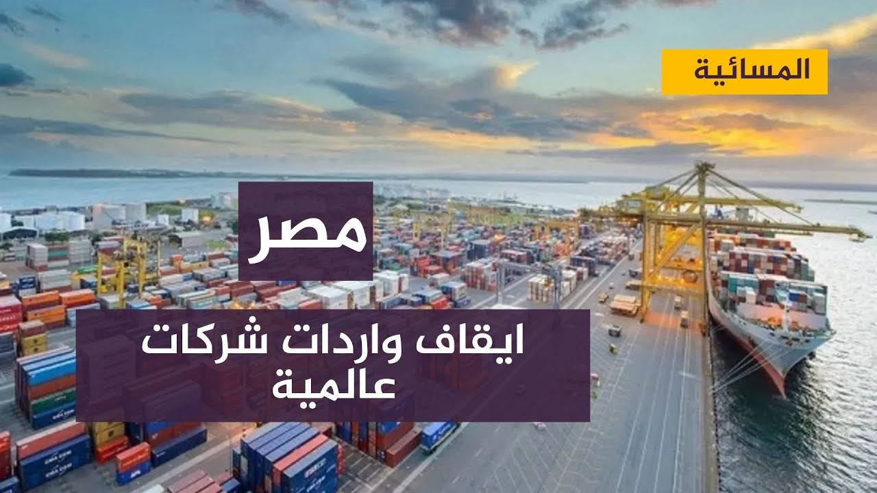 مصر توقف واردات عدد من الشركات العالمية التي تصدر منتجاتها إلى السوق