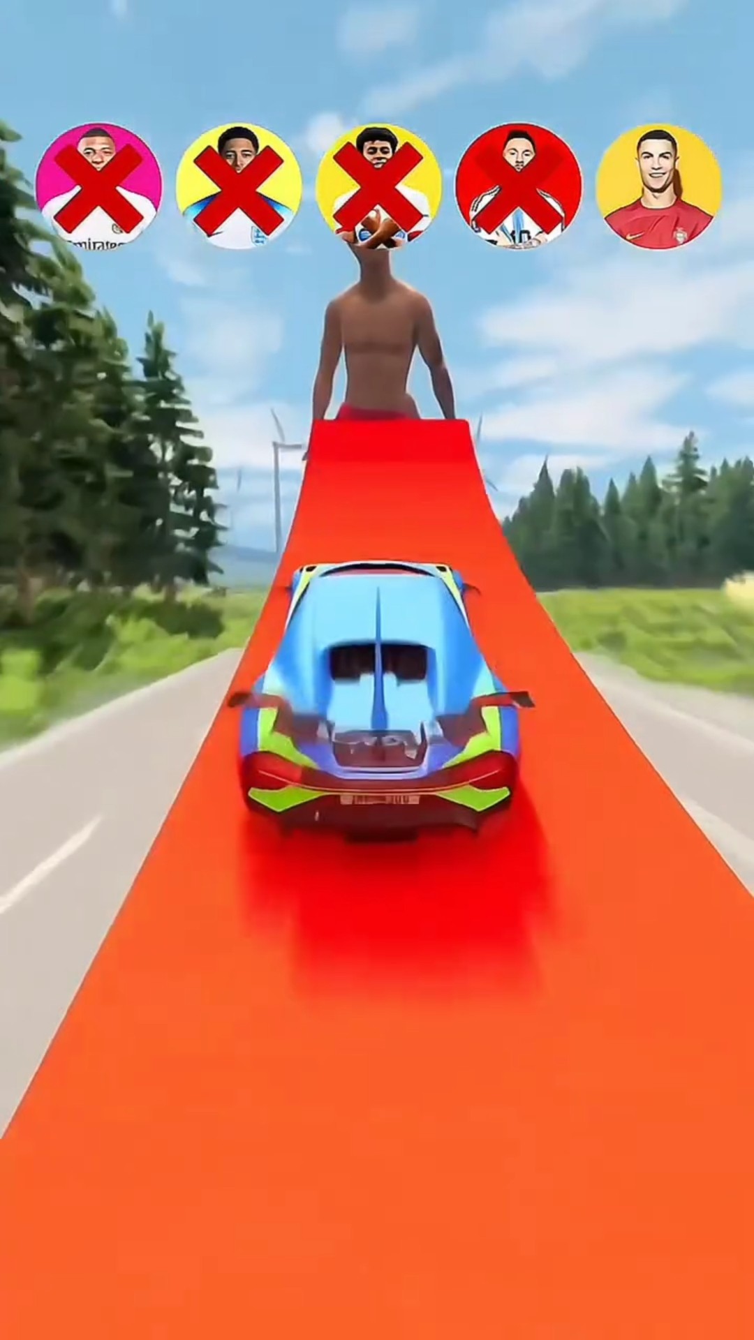 ka〜ru◡̈⃝︎⋆︎* Testing Car Jump Survival #like #trending #shortsfeed - YouTube