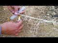 Fish Netting - How To Make Fishing Net At Home - DIY Simple Net