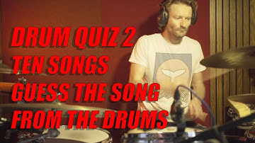 Drum Quiz 2 - Guess The Famous Song From Only The Drum Part!