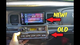 FINALLY! an EASY Aftermarket Radio Install for Your Crown Victoria P71